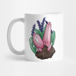 Lavender and Rose Quartz Mug